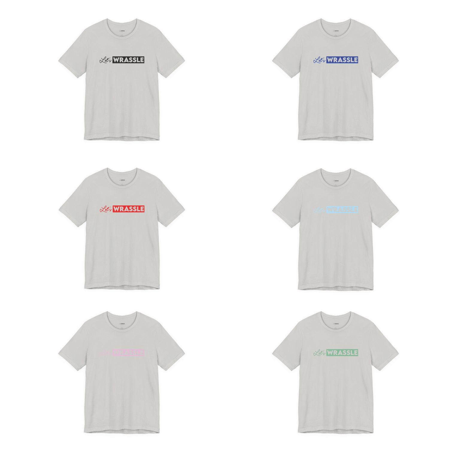 Let&#39;s Wrassle T-Shirt - Gray
