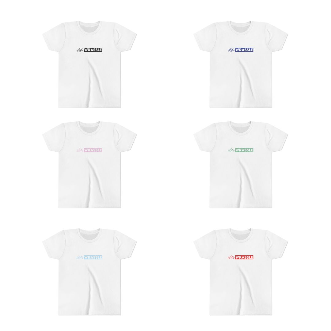 YOUTH Let&#39;s Wrassle T-Shirt - White