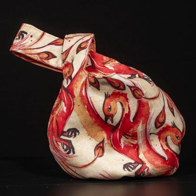 Large Phoenix/Orange and Yellow Swirls