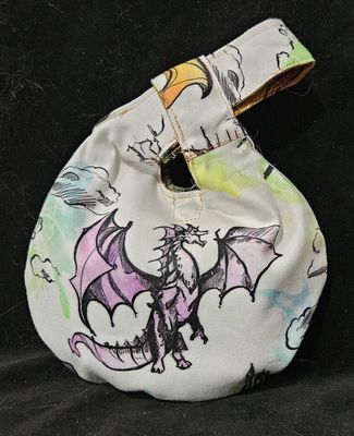 Dragon and Castles in the Clouds/Multi Color Swirl