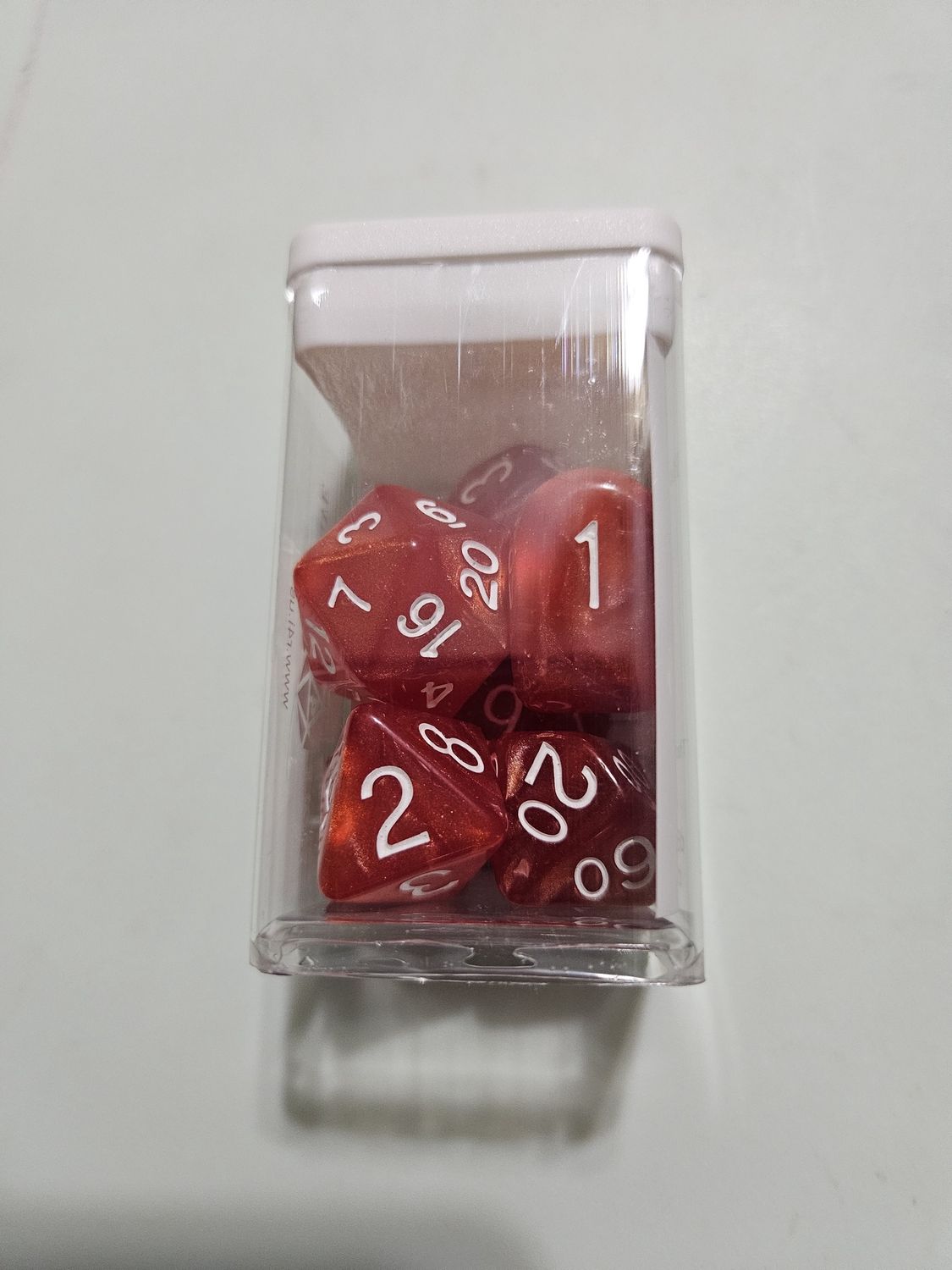 Marble Red 7d Set