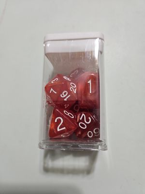 Marble Red 7d Set