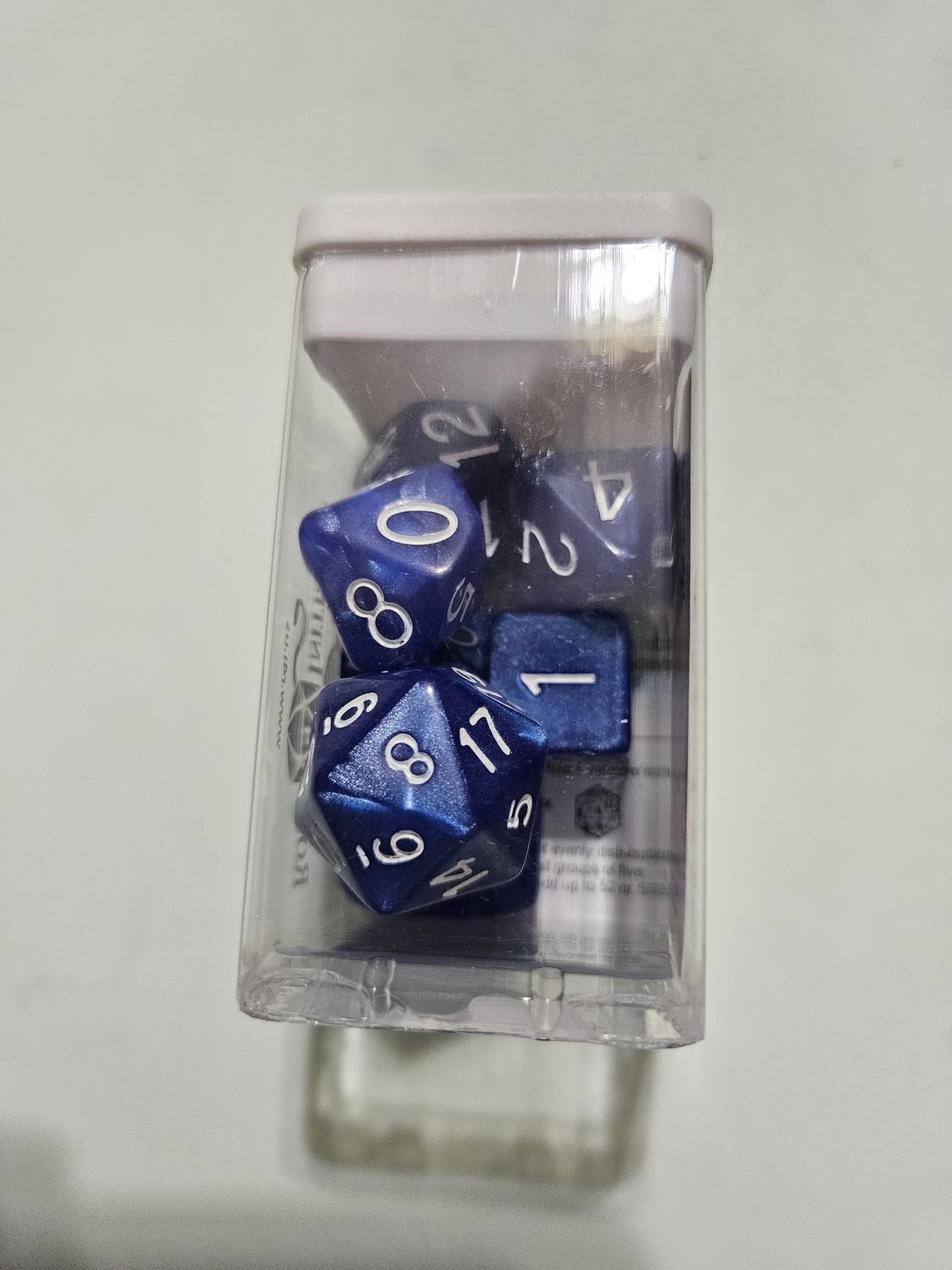 Marble Blue 7d Set