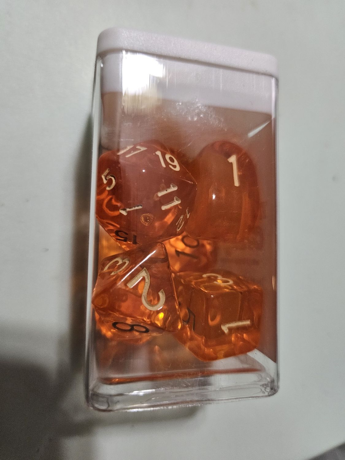 Translucent Orange 7d Set