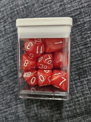 Marble Red 15d set