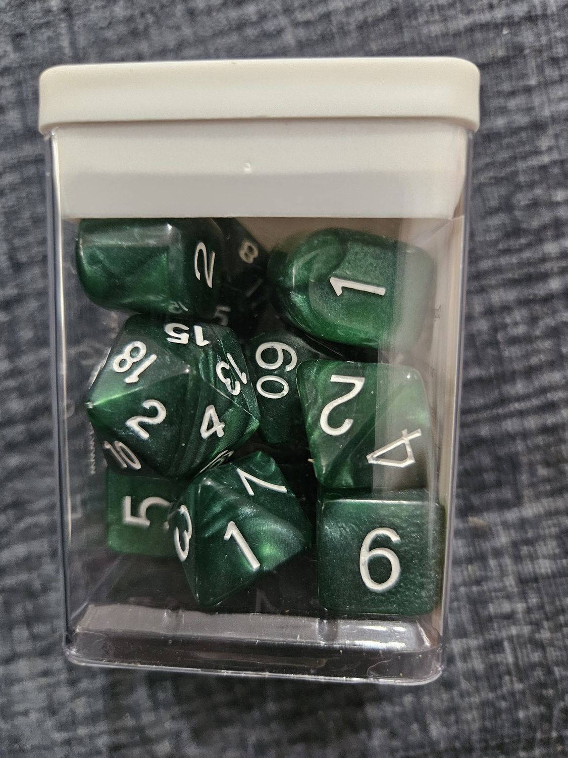 Marble Green 15d set