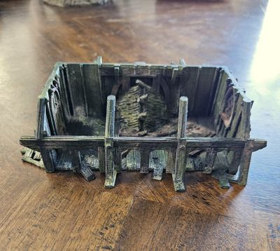 Painted 1st Floor Ruined House