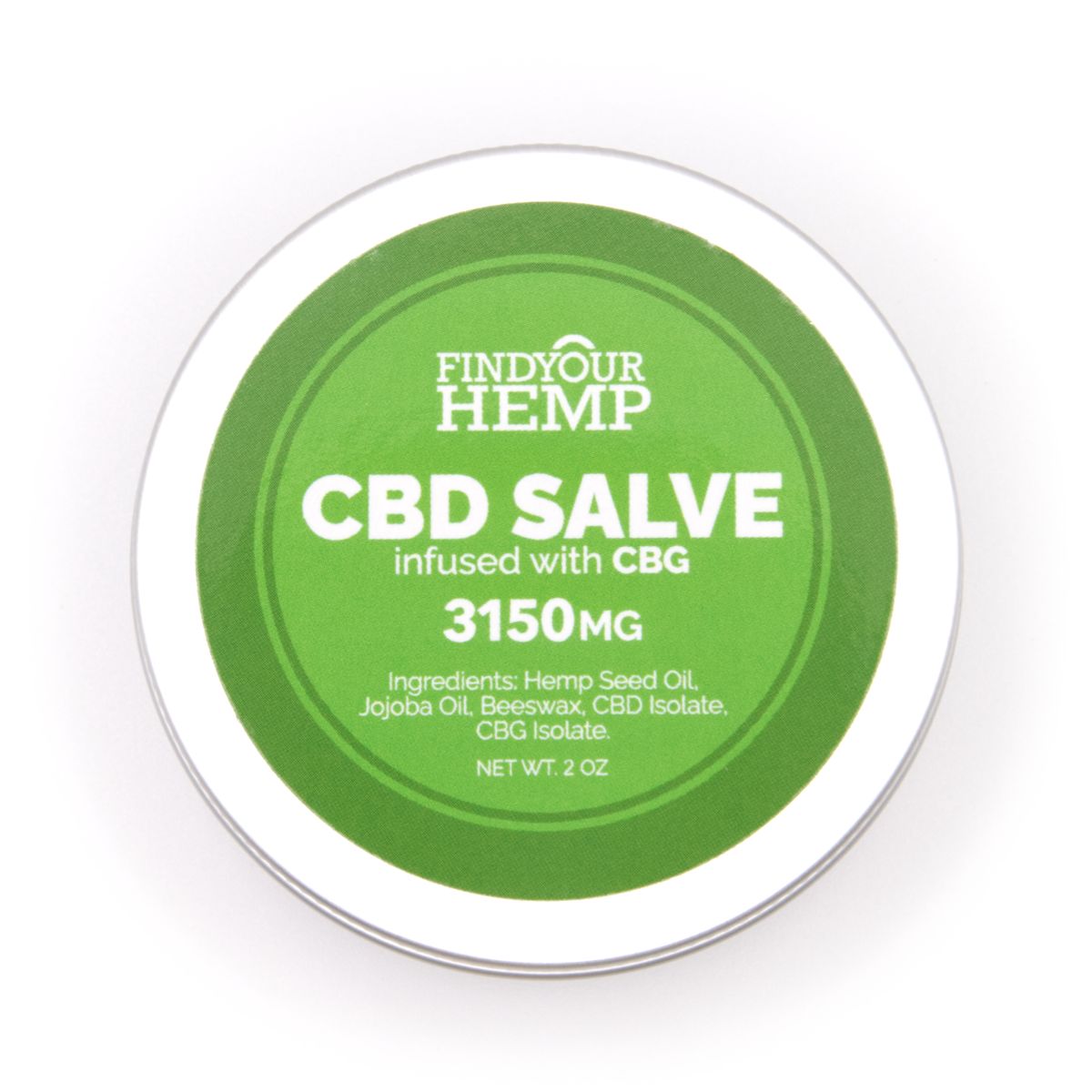 3150mg CBD:CBG Salve, Scent: Unscented