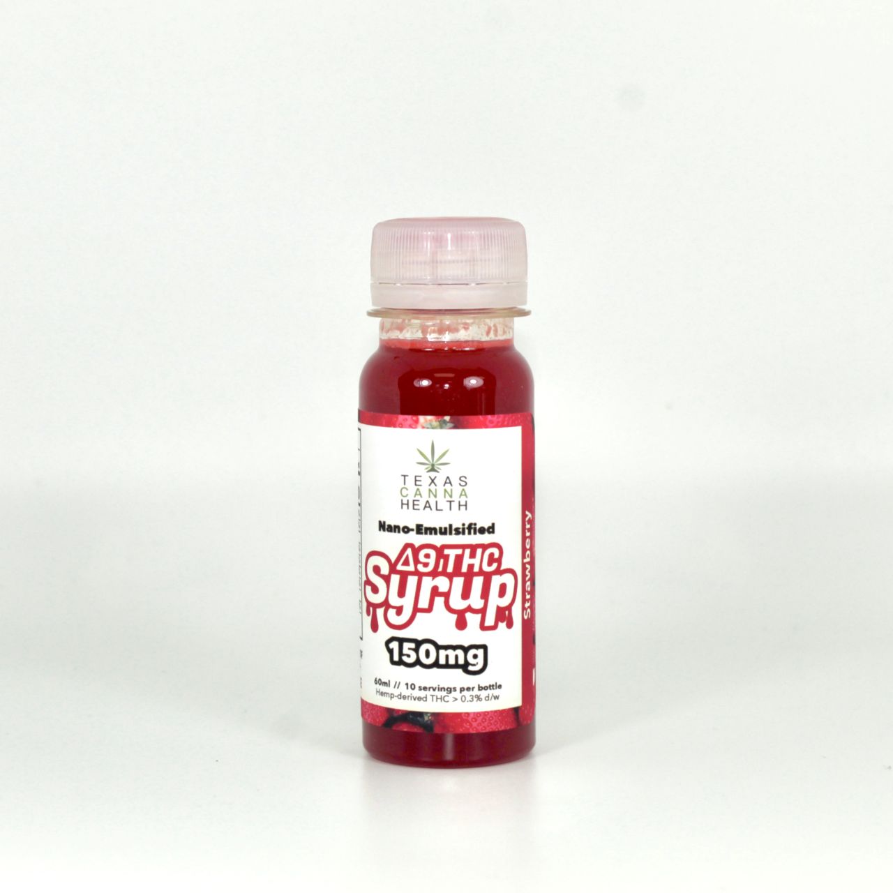 Delta 9 Syrup, Flavor: Strawberry