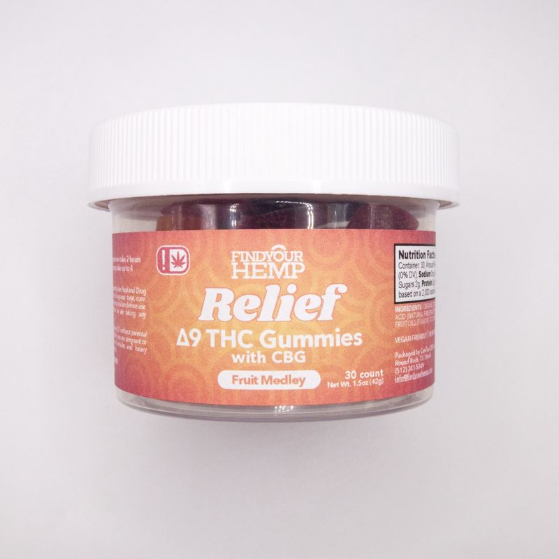 Relief CBG/D9 Gummy