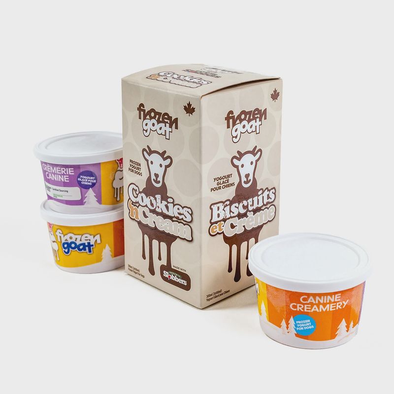 BCR-Frozen Goat-Cookies&amp;Cream 300ml