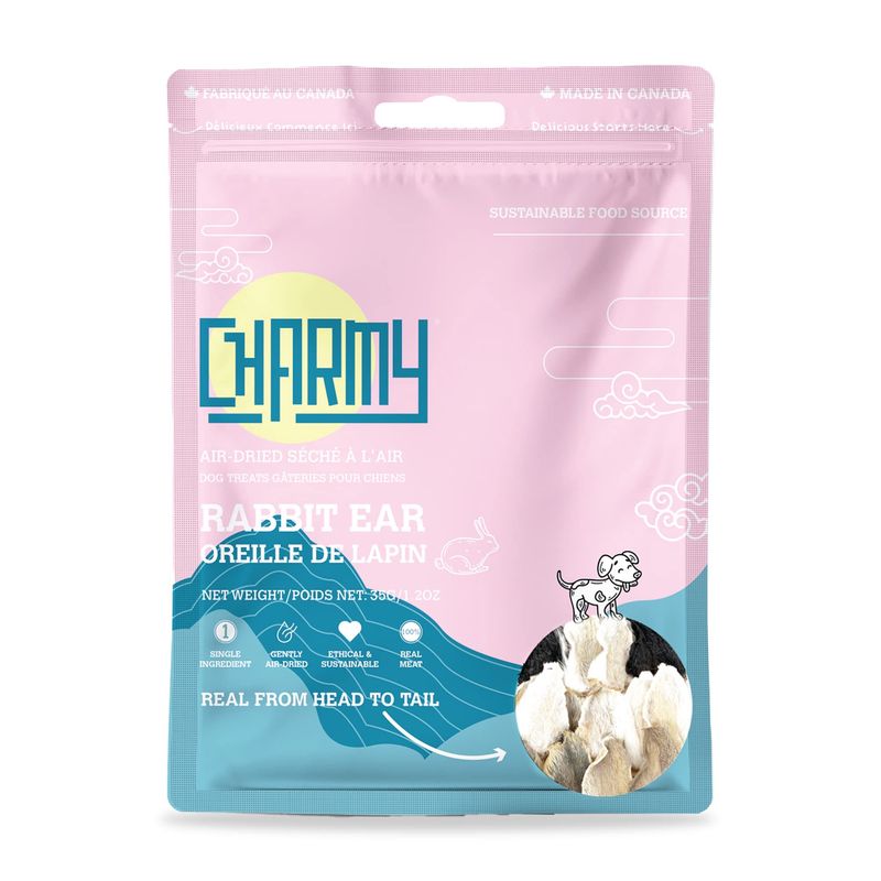 CHARMY PET Dog Treat Rabbit Ear 35g