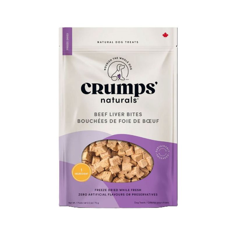 Crumps&#39; Naturals Dog Beef Liver Bites 72g