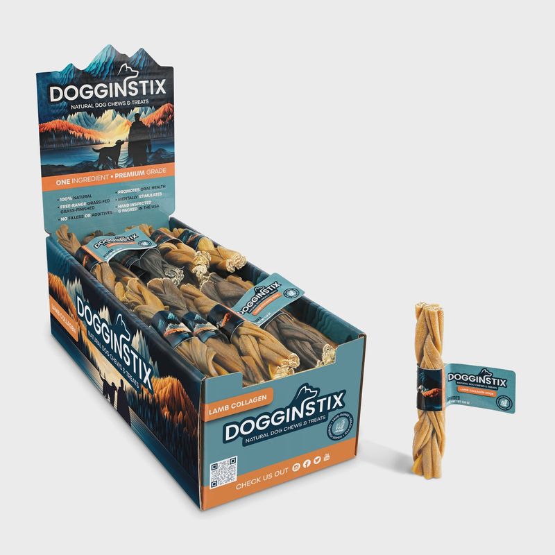 Dogginstix lamb collagen 6&quot;
