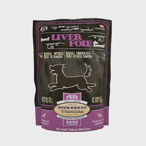 Oven-Baked Tradition Dog GF FD Treat Beef Liver 8.8 oz