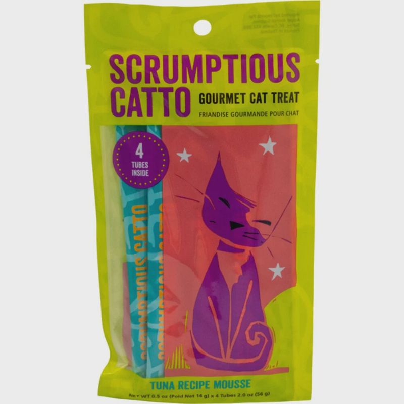 Scrumptious Tuna Recipe Mousse 4 TUBES 0.5OZ | Cat