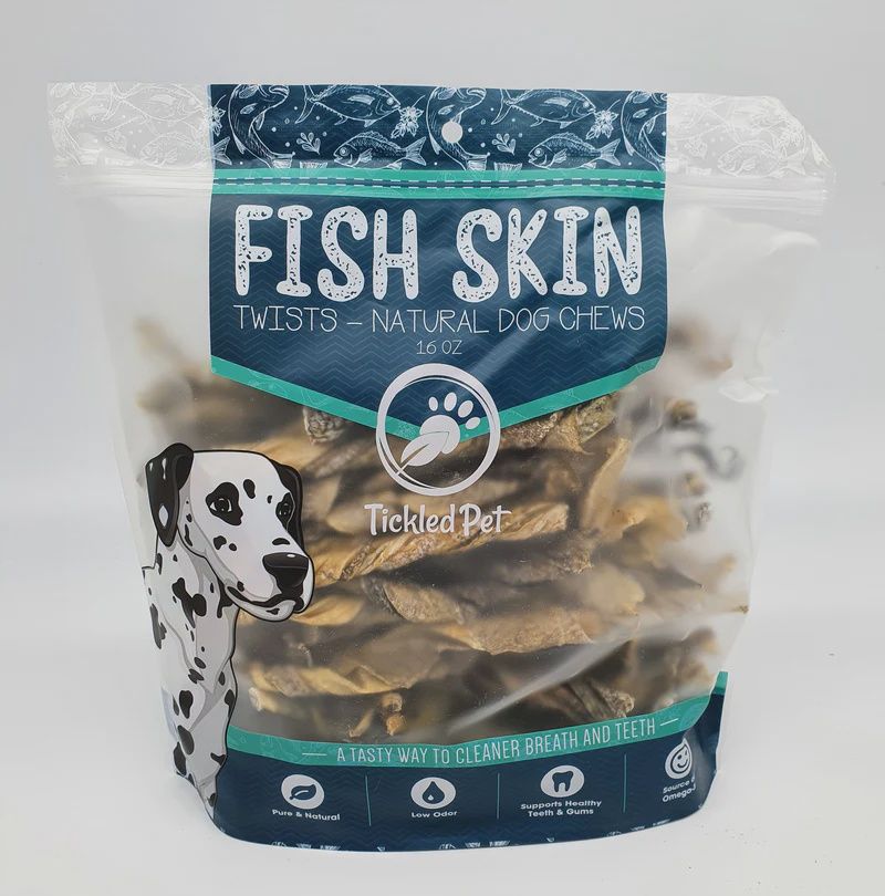 Icelandic Codfish Skin Twists - 16oz