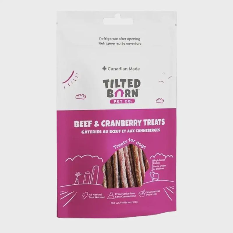Tilted Barn Pet Co. Beef &amp; Cranberry Treats