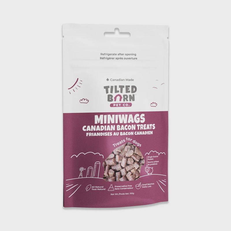 Tilted Barn Pet Co. Miniwags Bacon Treats