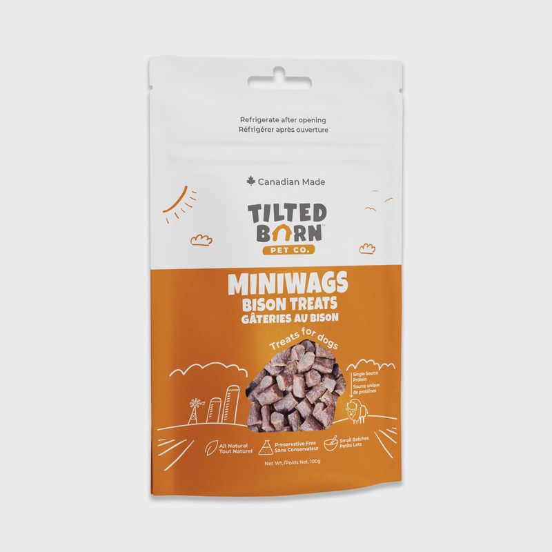 Tilted Barn Pet Co. Miniwags Bison Treats