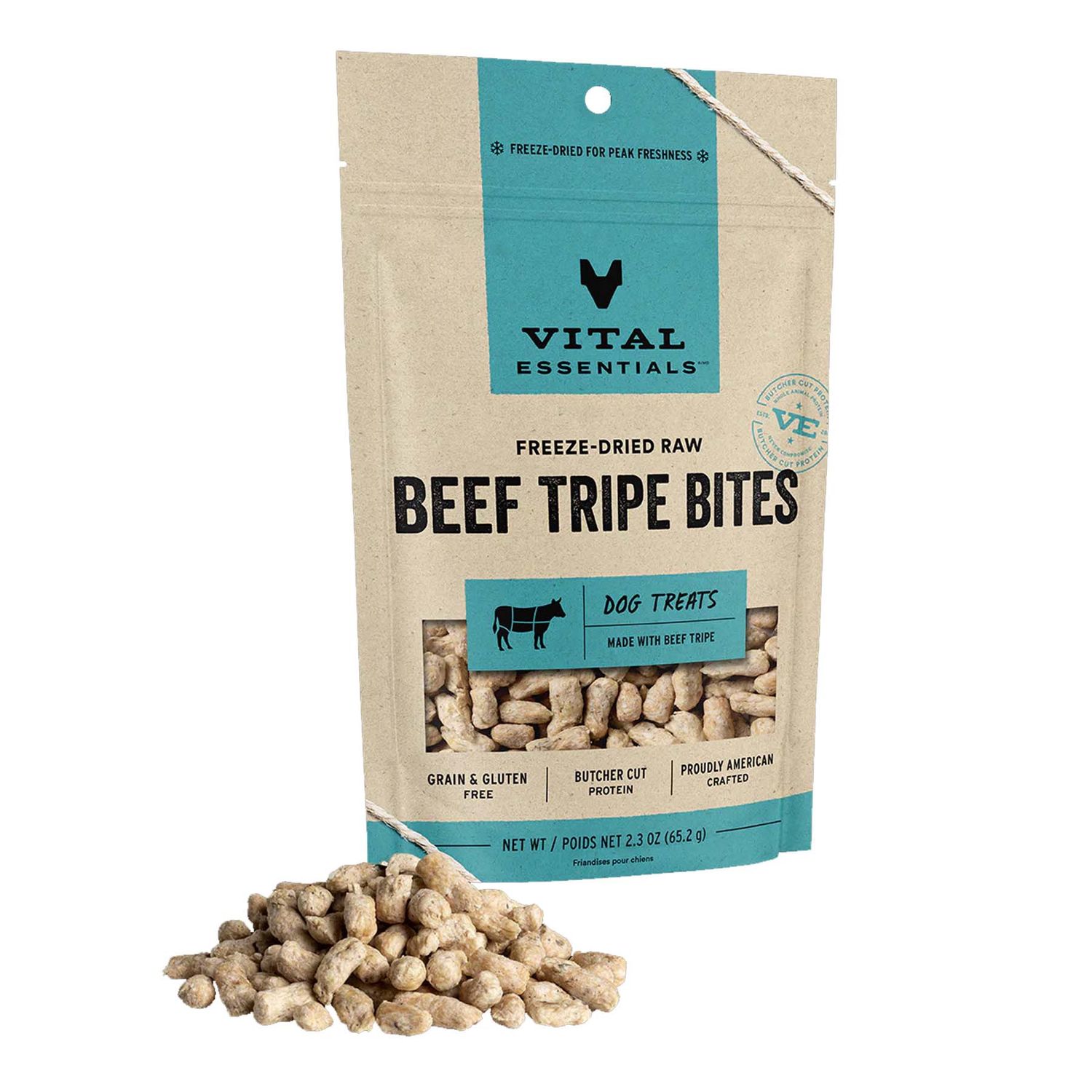 VITAL ESSENTIALS | FD Beef Tripe Bites 2.3OZ