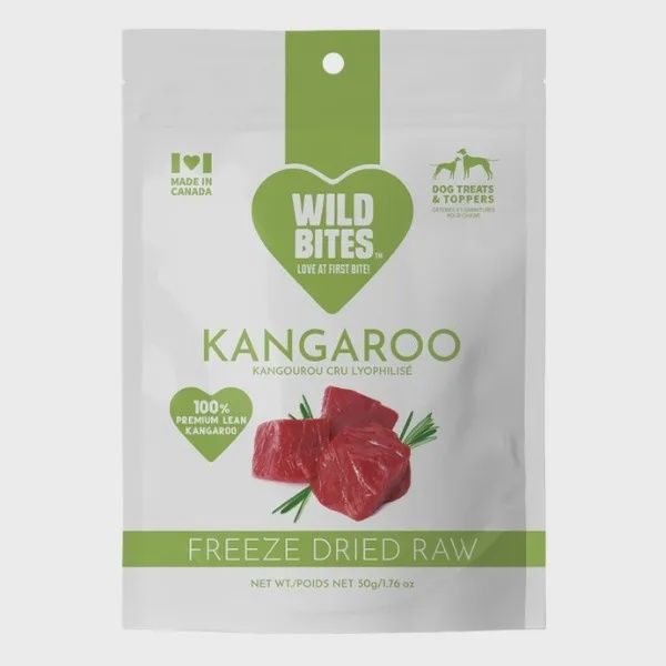 Wild Bites Freeze Dried Kangaroo 50g