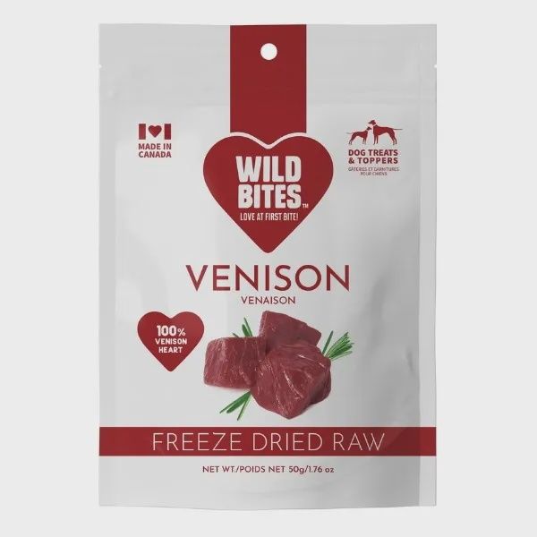 Wild Bites Venison Heart Thins