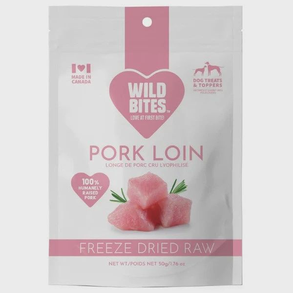 Wild Bites Freeze Dried Pork Loin
