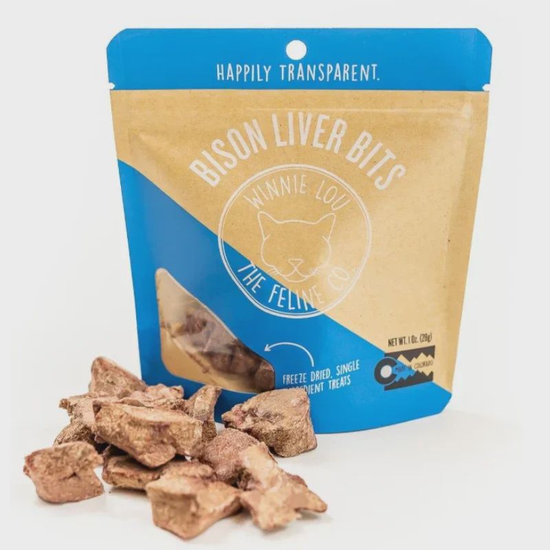 Winnie Lou- Cat - Bison Liver Bits - 1oz