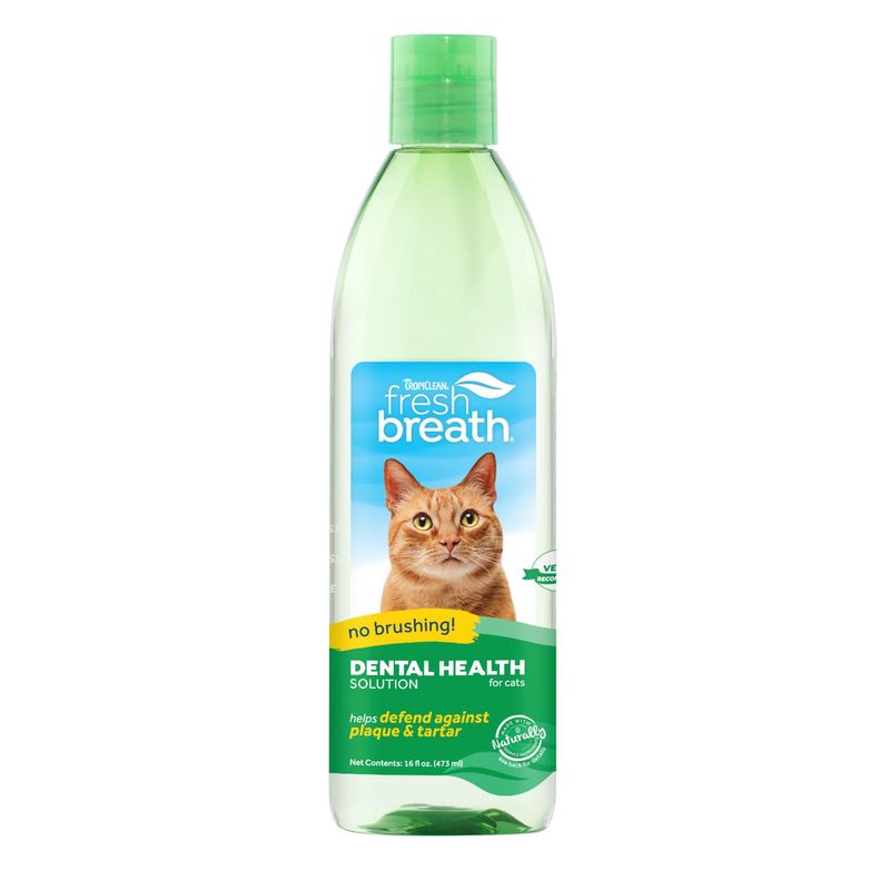 TropiClean Fresh Breath Dental Health Solution Cat 473 ml