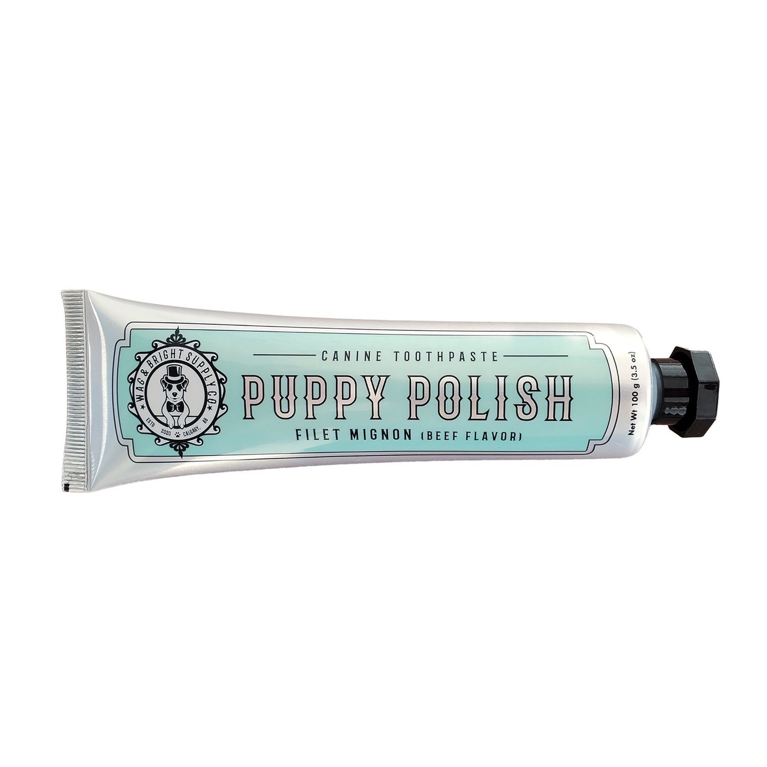 Wag &amp; Bright- Puppy Polish - Natural Canine Toothpaste - Filet Mignon