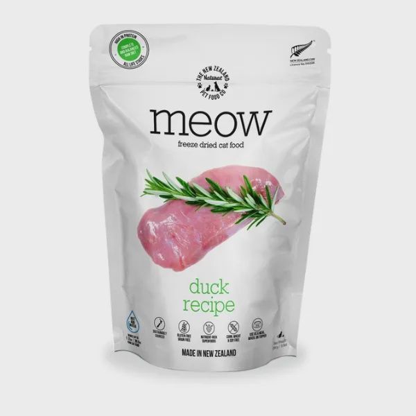 NZ Natural Pet Food Co - Freeze Dried - Food - Meow - Duck - 9.9oz