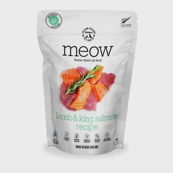 NZ Natural Pet Food Co - Freeze Dried - Food - Meow - Lamb &amp; Salmon 9.9oz