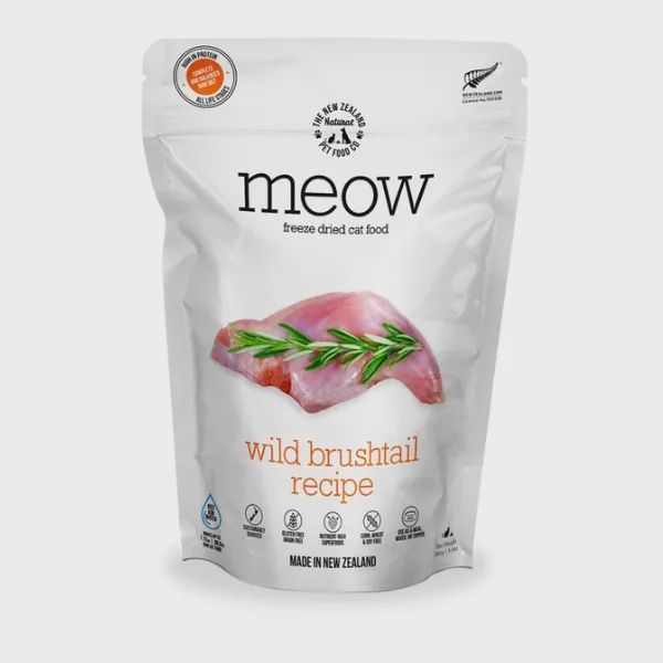 NZ Natural Pet Food Co - Freeze Dried - Food - Meow - Wild Brushtail 9.9oz