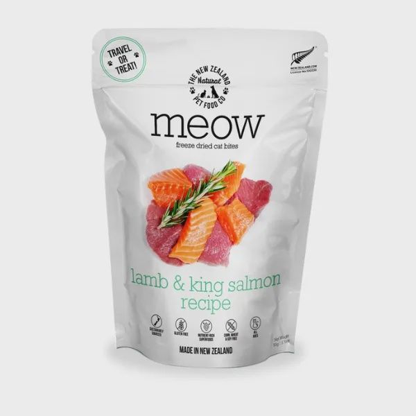 NZ Natural Pet Food Co - Freeze Dried - Treats - Meow - Lamb &amp; Salmon 50g