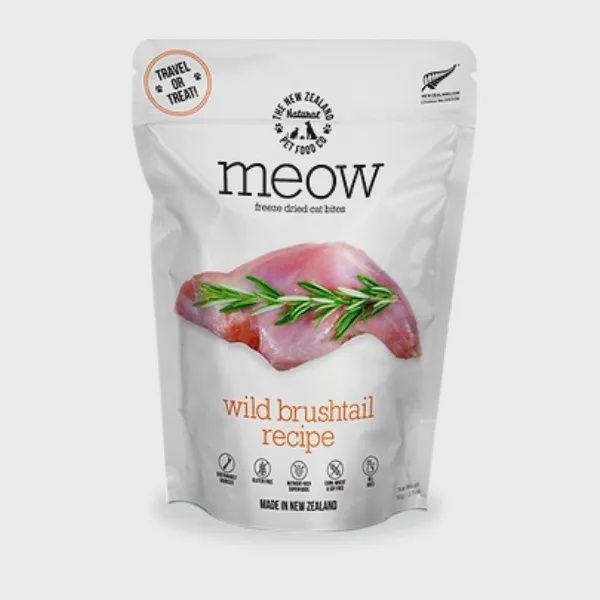 NZ Natural Pet Food Co - Freeze Dried - Treats - Meow - Wild Brushtail 50g