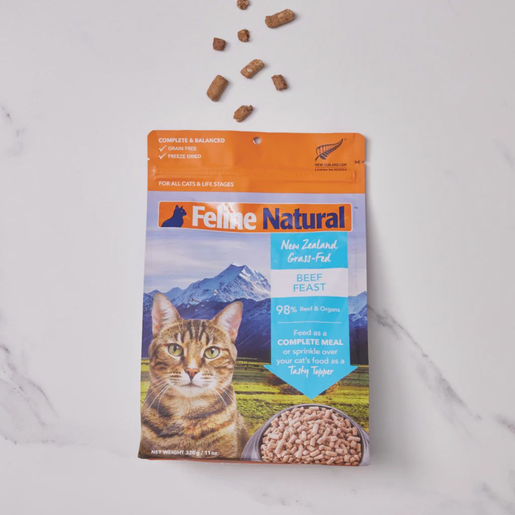Feline Natural Cat Freeze-Dried Beef 11oz