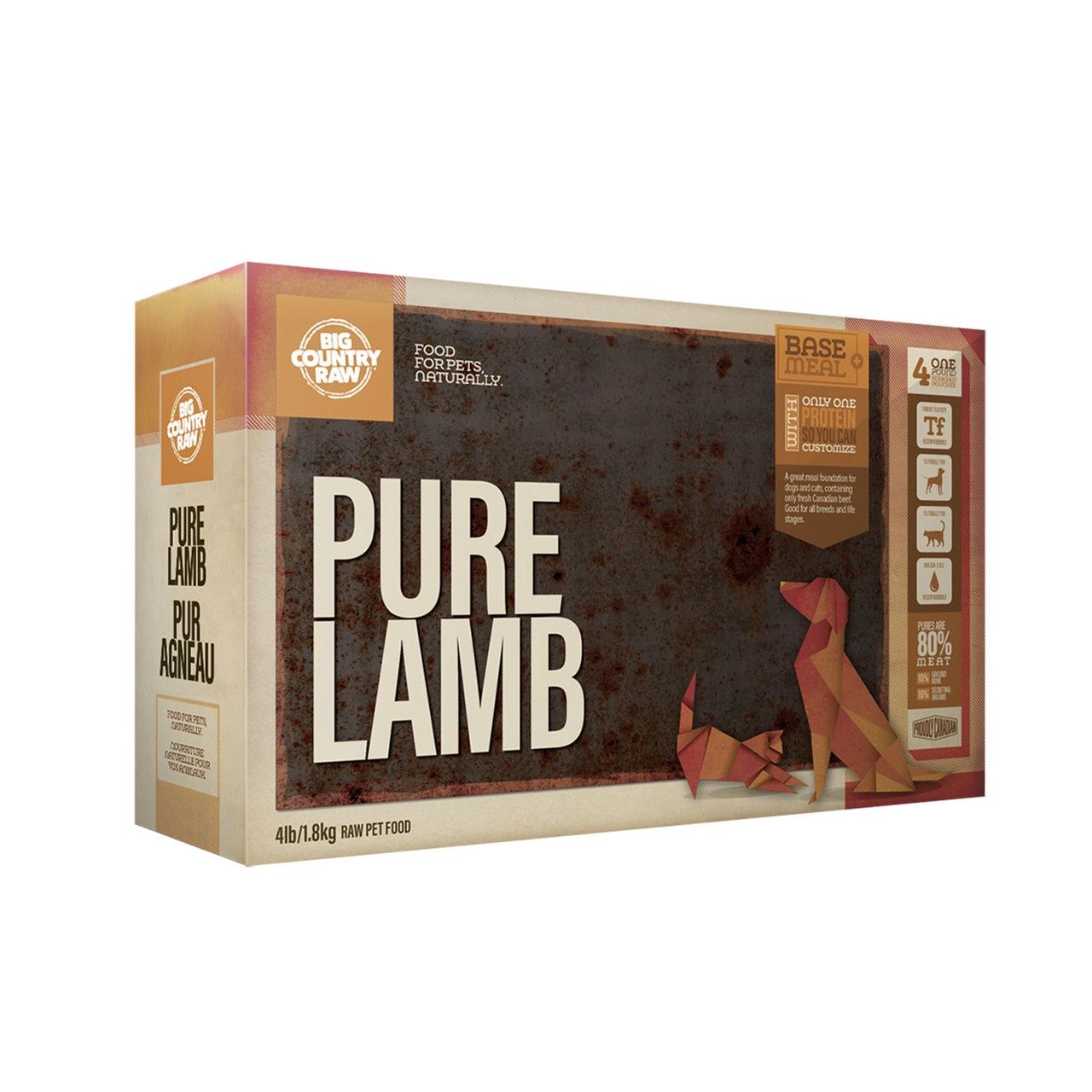 BCR Pure Lamb Carton - 4 lb