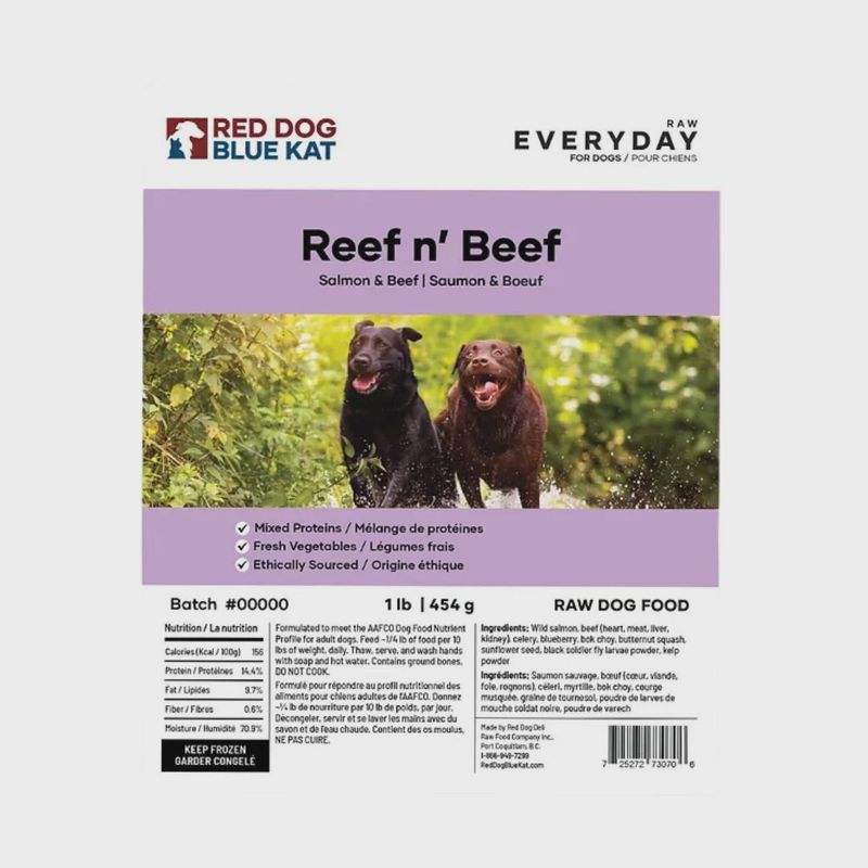 RDBK Everyday Raw Reef n' Beef (Beef &amp; Salmon) 1 lb