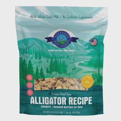 SHEPHERD BOY FARMS Freeze Dried Alligator Diet 396g
