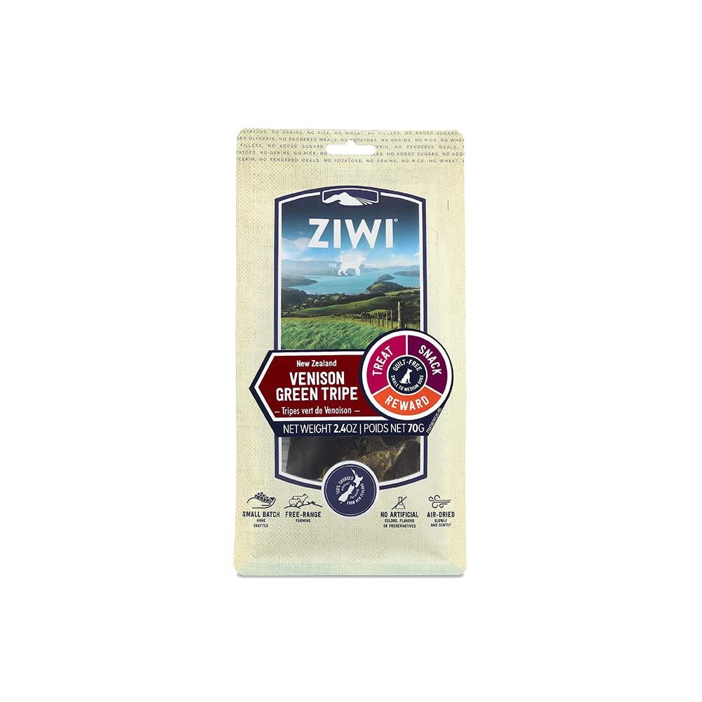 ZIWI Dog Treats Venison Green Tripe 2.4 oz