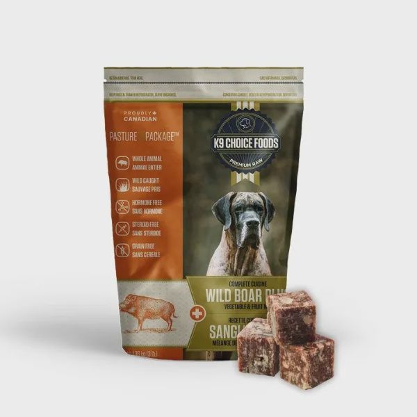 K9 Choice Foods Complete Cuisine Wild Boar Plus 3LB