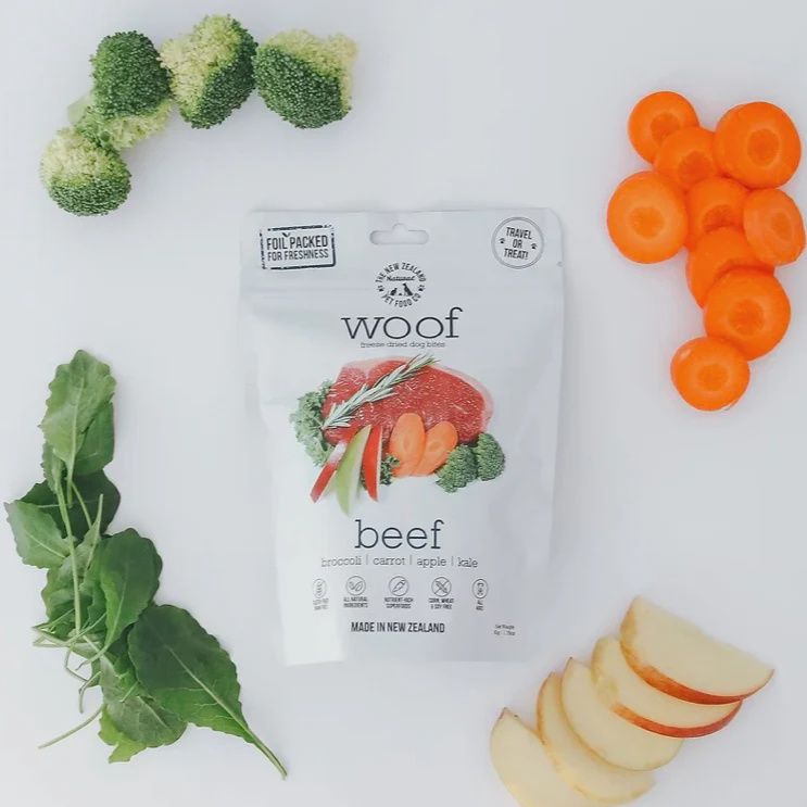 NZ Natural Pet Food Co - Freeze Dried - Treats - Woof - Beef - 50g