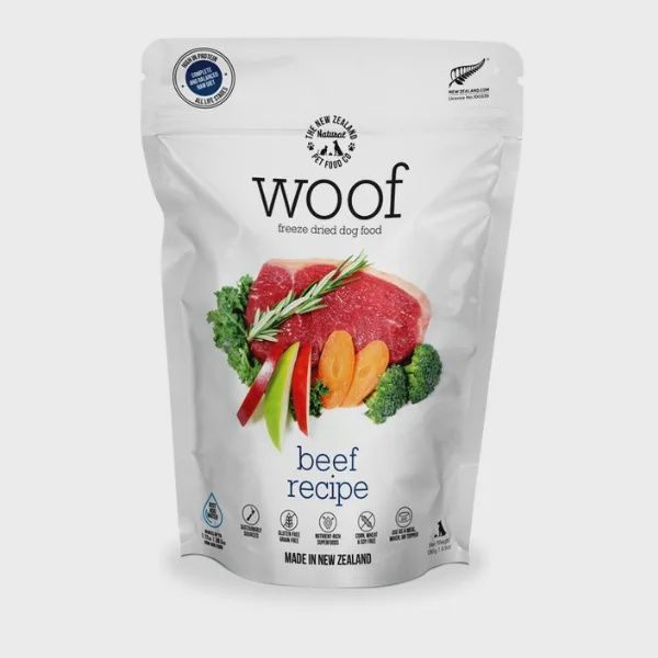NZ Natural Pet Food Co - Freeze Dried - Food - Woof - Beef