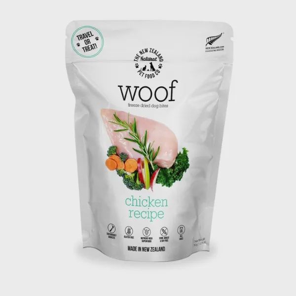 NZ Natural Pet Food Co - Freeze Dried - Treats - Woof - Chicken - 50g