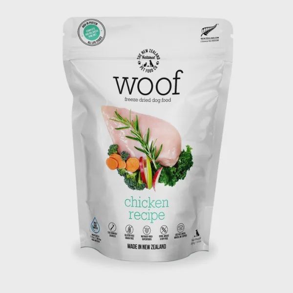 NZ Natural Pet Food Co - Freeze Dried - Food - Woof - Chicken 9.9oz