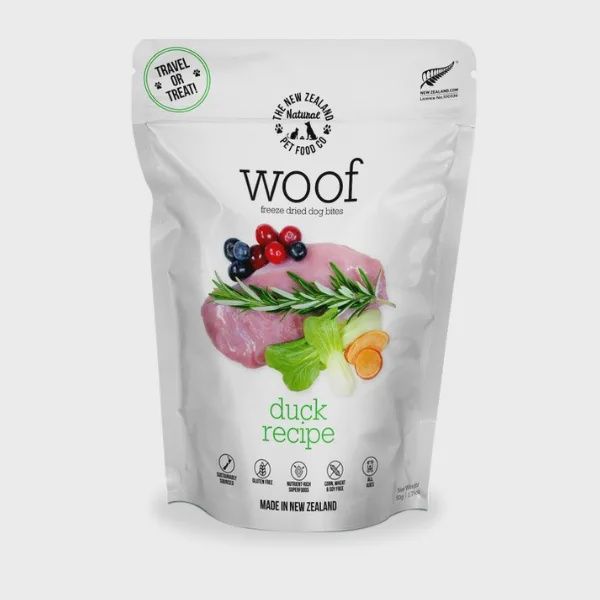 NZ Natural Pet Food Co - Freeze Dried - Treats - Woof - Duck - 50 g
