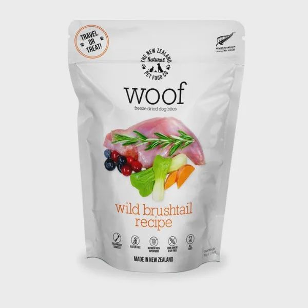 NZ Natural Pet Food Co - Freeze Dried - Treats - Woof - Wild Brushtail 50g