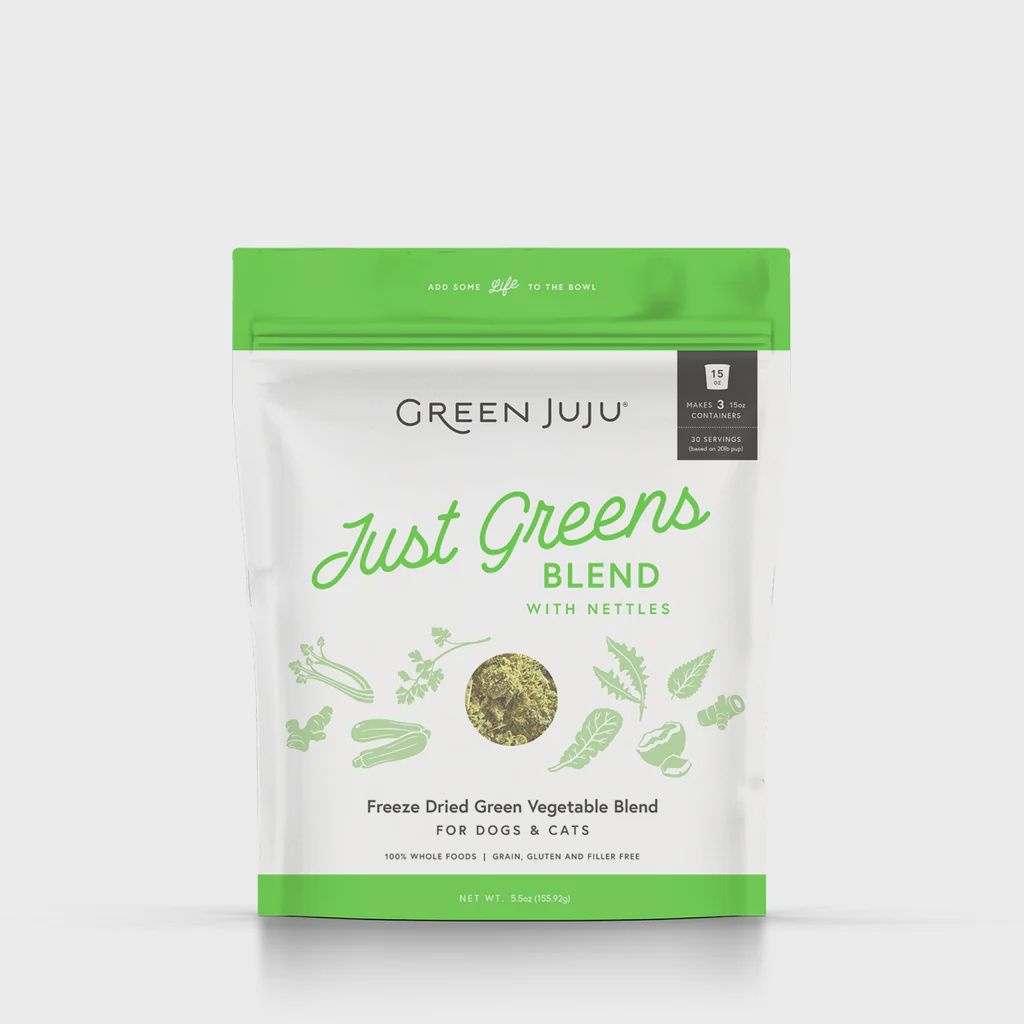 Green Juju Dog Freeze Dried Blend Just Greens 1.75 oz