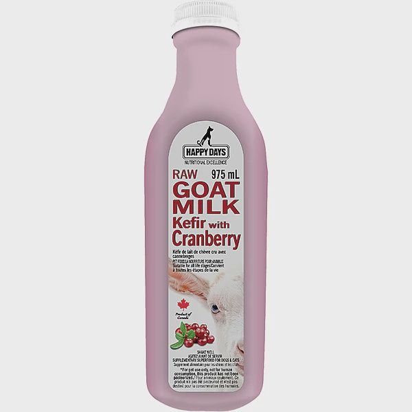 HAPPY DAYS | Frozen-Raw Goat Milk Kefir Cranberry 975ml